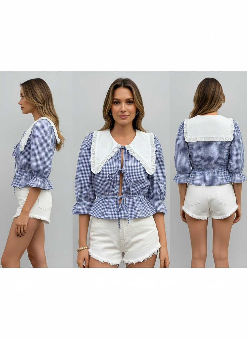 Noe Flounce Top