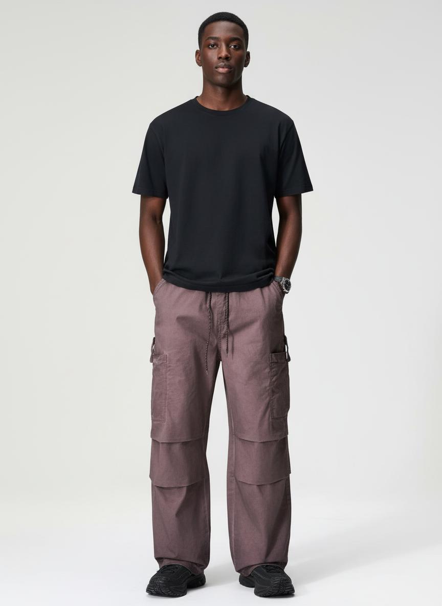 Noe Wide Leg Cargo Pants Plus Size