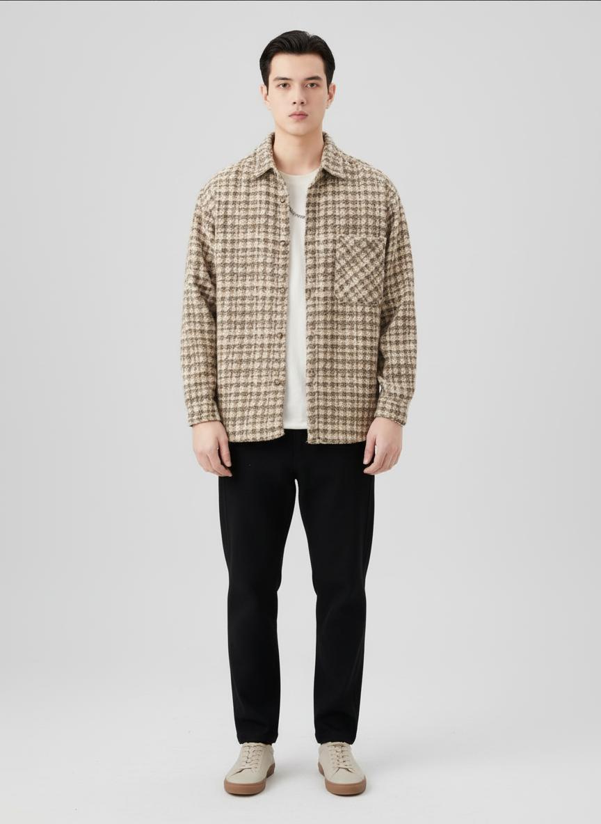 Noe Button Up Shirt with Chest Pocket