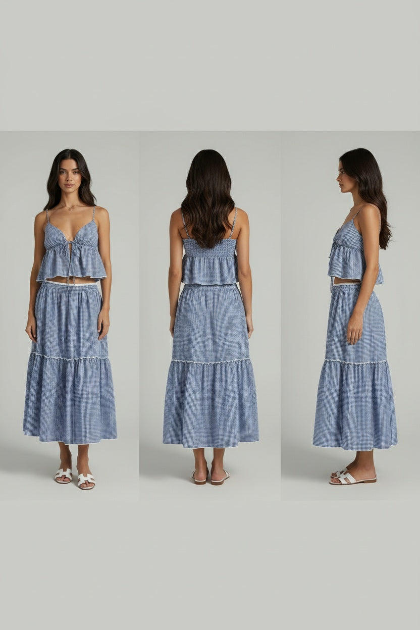 Noe Cami and Skirt Set