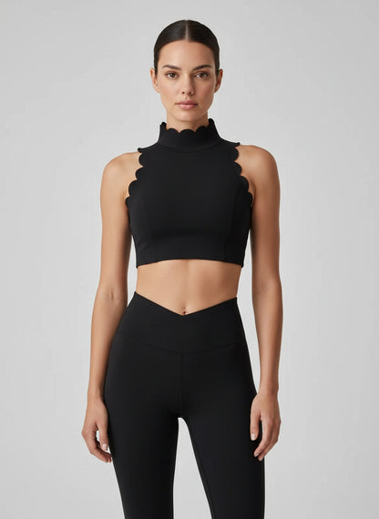 Noe Edge Scallop Top