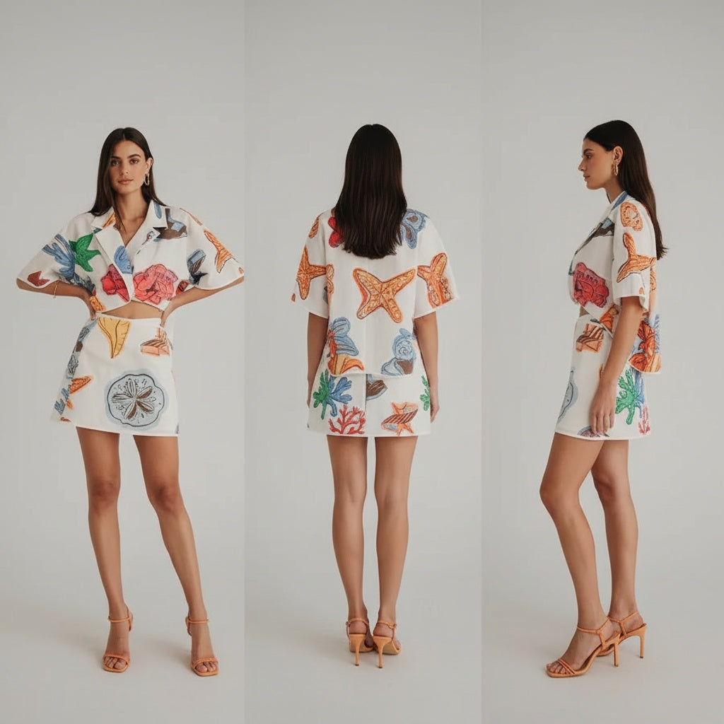 Noe Maribel Skirt Co-ord Set