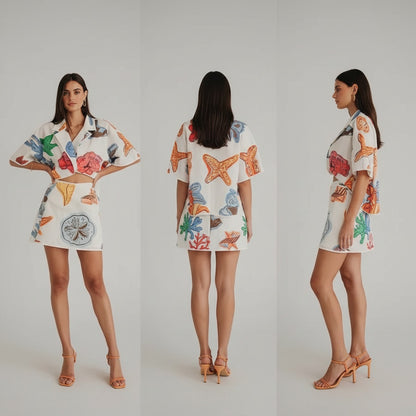 Noe Maribel Skirt Co-ord Set