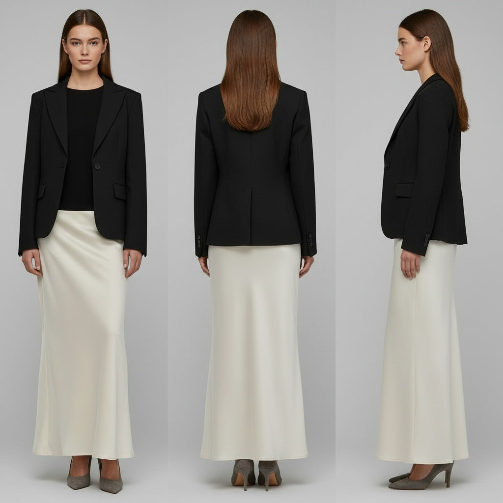 Summer Spring Casual Elegant Solid Color Cotton Maxi Long Dress Skirts