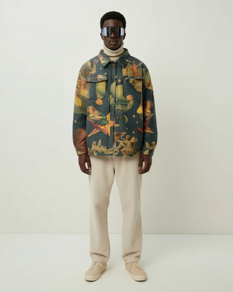 Noe Strata Print Jacket
