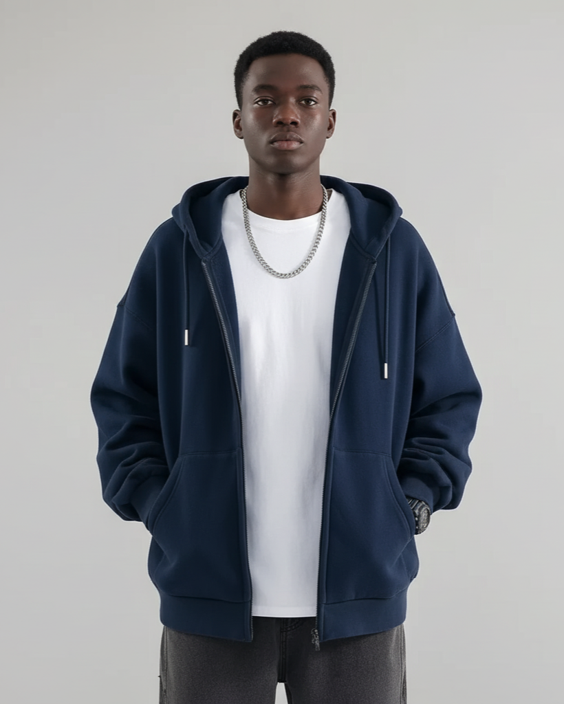 Noe Preston Zip-Up Sweater