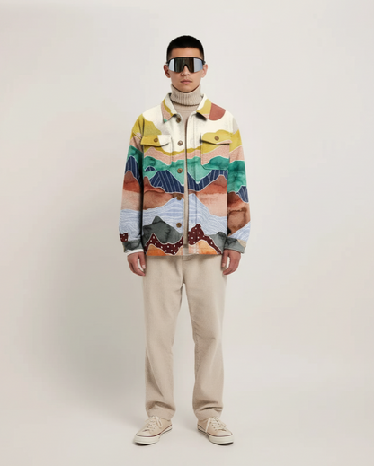 Noe Strata Print Jacket